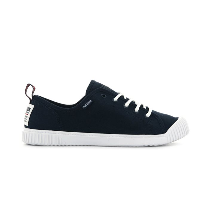 Palladium Easy Kanten Canvas Low Tops Sneakers Dames Donkerblauw | NL 85BJTCP